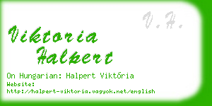 viktoria halpert business card